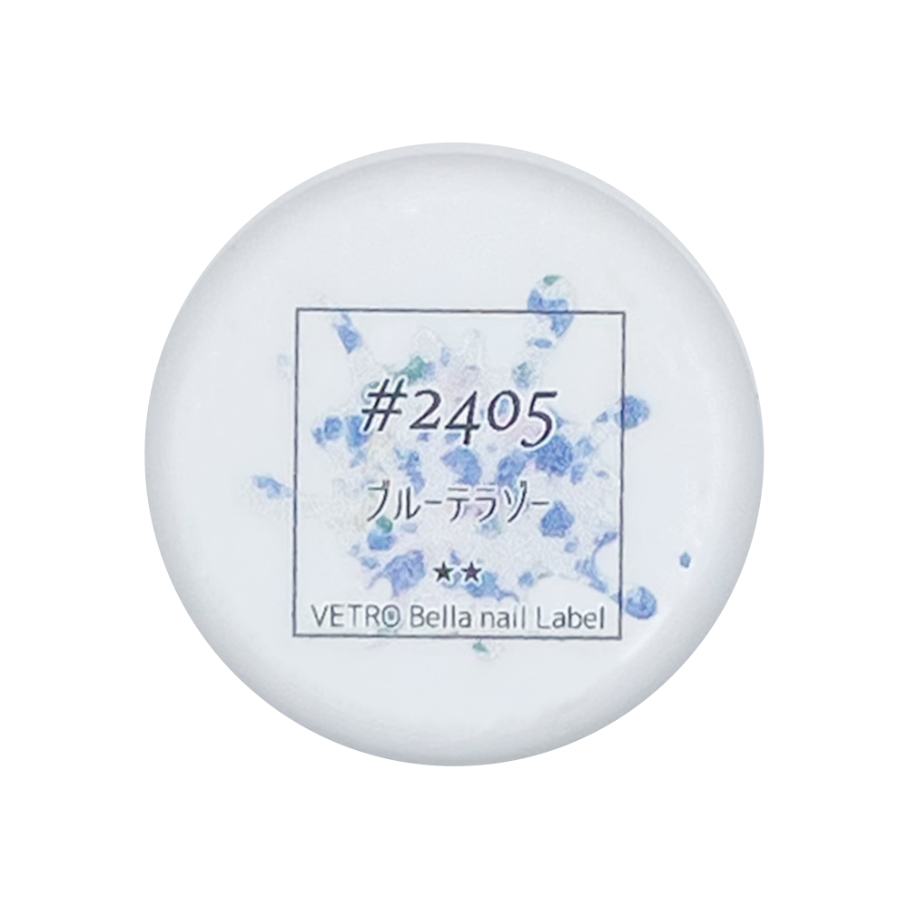 [BL2405] Blue Terrazzo [Bella Nail Label] – Vetro USA