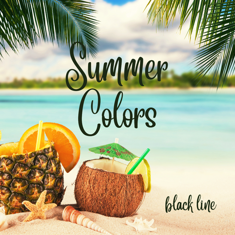 Black Line Summer Colors